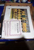 80 in total large prints of team of legends Norwich City fc