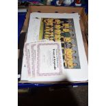 80 in total large prints of team of legends Norwich City fc