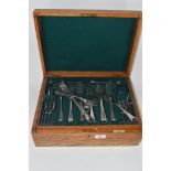 BOX CONTAINING CUTLERY MAINLY BY MAPPIN & WEBB