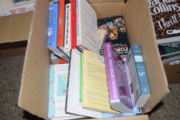 BOX OF MIXED BOOKS, NOVELS, ANCIENT MIRRORS OF WOMANHOOD