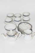 SMALL ENGLISH PORCELAIN TEA SET