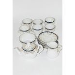 SMALL ENGLISH PORCELAIN TEA SET