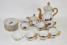 PART TEA SET IN ITALIAN PORCELAIN