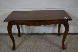 SMALL REPRODUCTION COFFEE TABLE, LENGTH APPROX 86CM