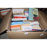 BOX OF MIXED BOOKS, VARIOUS TITLES INCLUDING DOCTORS BOOK OF HOME REMEDIES FOR WOMEN