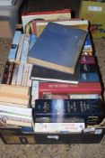 BOX OF MIXED BOOKS, MAINLY NOVELS INCLUDING GLITTERING IMAGES AND ULTIMATE PRIZES