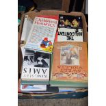 BOX OF MIXED BOOKS, VARIOUS TITLES BY KINGSLEY AMIS, WHOS WHO 1988 ETC