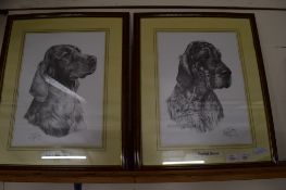 PAIR OF PRINTS OF DOGS