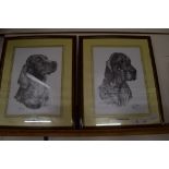 PAIR OF PRINTS OF DOGS