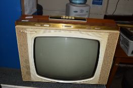 1960S TV IN WOODEN FRAME