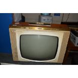 1960S TV IN WOODEN FRAME