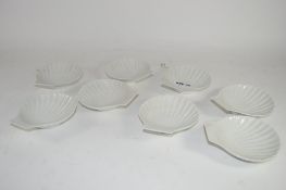 FRENCH PORCELAIN SHELL DISHES