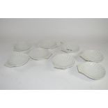 FRENCH PORCELAIN SHELL DISHES