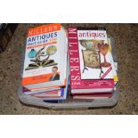 BOX OF MIXED BOOKS, MAINLY ANTIQUE INTEREST INCLUDING MILLERS PRICE GUIDES