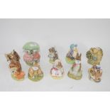 TEN BEATRIX POTTER MODELS BY ROYAL ALBERT