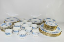 SUBSTANTIAL QUANTITY OF COALPORT DINNER WARES AND TEA WARES IN THE REVELRY PATTERN COMPRISING TWO