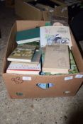 BOX OF MIXED BOOKS, VARIOUS TITLES, SOME COOKERY INTEREST, SOME ON ART AND DRAWING