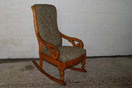 LATE 19TH/EARLY 20TH CENTURY BENTWOOD ROCKING CHAIR, HEIGHT APPROX 110CM