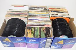 BOX CONTAINING 45RPM RECORDS, MAINLY POP MUSIC