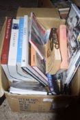 BOX OF MIXED BOOKS, SOME ON ART INCLUDING VAN DYCK AND CEZANNE