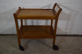 MID-20TH CENTURY OAK TEA TROLLEY, LENGTH APPROX 70CM