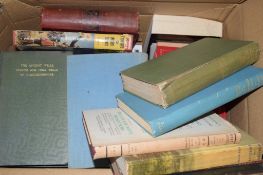 BOX OF MIXED BOOKS, SOME NORTH NORFOLK AND OTHER TRAVEL INTEREST, NORMANDY AND BRITTANY, WESTWARD