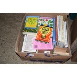 BOX OF MIXED BOOKS, SOME HISTORICAL INTEREST INCLUDING WORLD HISTORY, ANCIENT EMPIRES, ANGLO SAXON