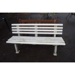 PLASTIC GARDEN BENCH 150CM WIDE