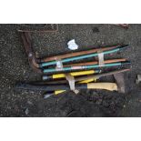 QTY ASSORTED TOOLS INC LAWN EDGING SHEARS ETC