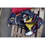 GOLF CLUBS AND BAG