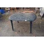 PLASTIC PATIO TABLE