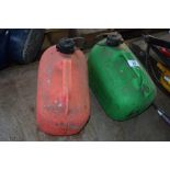 TWO PETROL CANS