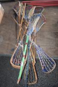 QTY VINTAGE LACROSSE STICKS