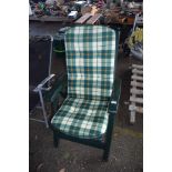 PLASTIC GARDEN RECLINER CHAIR