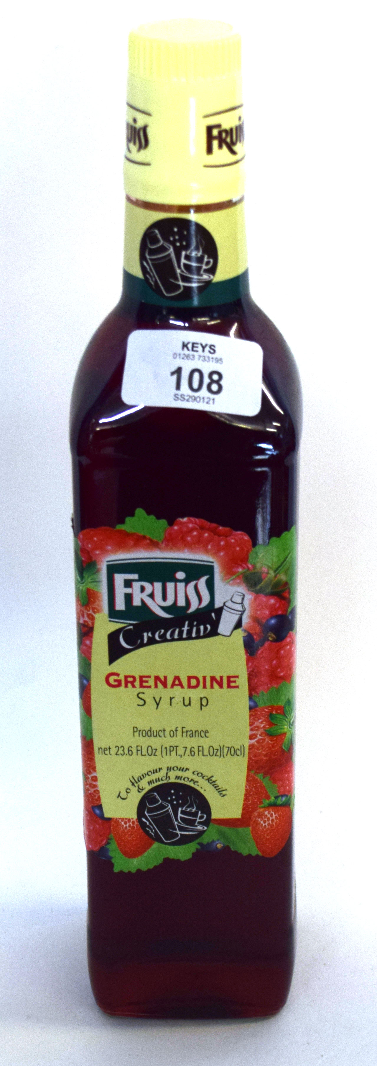 1 bottle Fruiss Grenadine Syrup