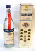 1 bottle Sans Rival Ouzo (boxed) - 80° proof