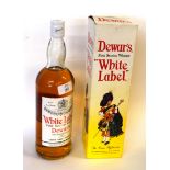 1 bottle Dewars White Label (old) - boxed