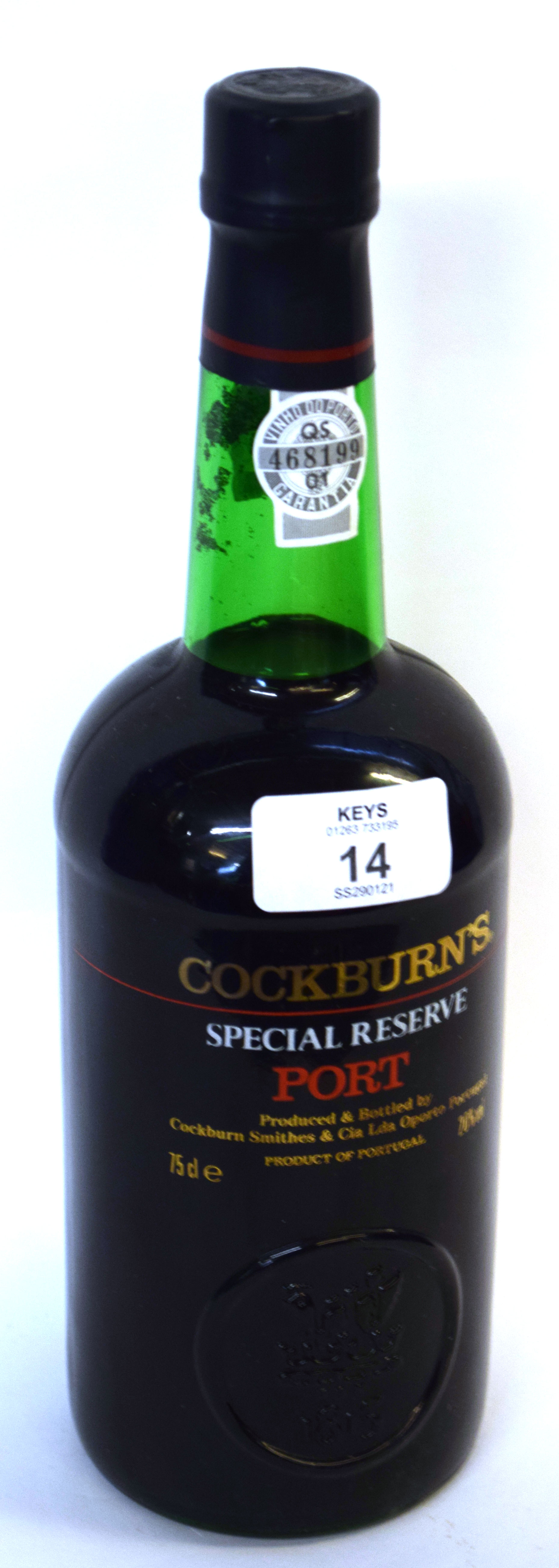 1 bottle Cockburns Special Reserve Port