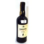 1 bottle 1963 Sandeman Vintage Port (low level)