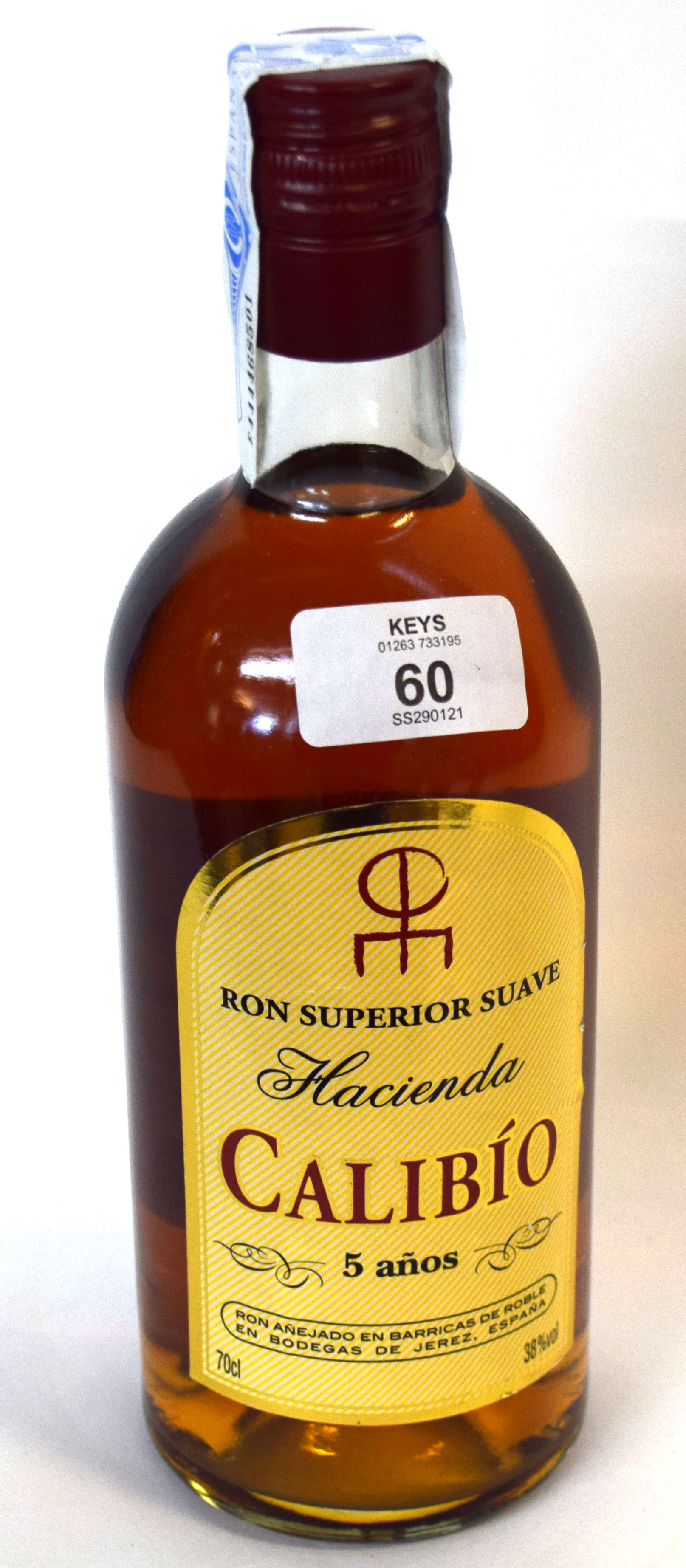 1 bottle Ron Superior Suave 5 Anos Hacienda Calibio