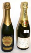 1 bottle NV Paul Perriere Champagne, t/w 1 bottle NV Sparkling Chardonnay (2)