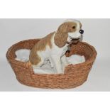 LARGE MODEL OF A KING CHARLES CAVALIER SPANIEL FROM THE LEONARDO COLLECTION