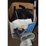 ELECTRIC FAN AND BOXED VACUUM CLEANER