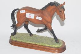 MODEL OF A RACEHORSE BY BORDER FINE ARTS