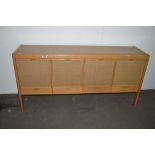 GOOD QUALITY RETRO STYLE SIDEBOARD, LENGTH APPROX 175CM