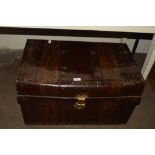 LARGE METAL STORAGE BOX WITH CLASP