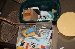 BOX OF MISCELLANEOUS ITEMS INCLUDING SUSIE COOPER AN ELEGANT AFFAIR BOOK