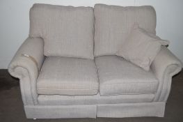 MODERN TWO SEATER SOFA, WIDTH APPROX 152CM