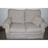 MODERN TWO SEATER SOFA, WIDTH APPROX 152CM
