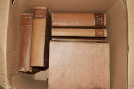 BOX OF BOOKS, VARIOUS TITLES, MAINLY BOUND EDITIONS OF PUNCH